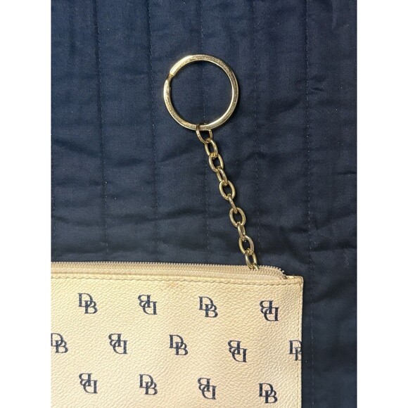 Dooney and Bourke Wristlet Wallet 8" X 4 1/2 Stap And Key Ring - Picture 4 of 13